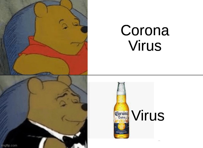 Tuxedo Winnie The Pooh | Corona Virus; Virus | image tagged in memes,tuxedo winnie the pooh | made w/ Imgflip meme maker