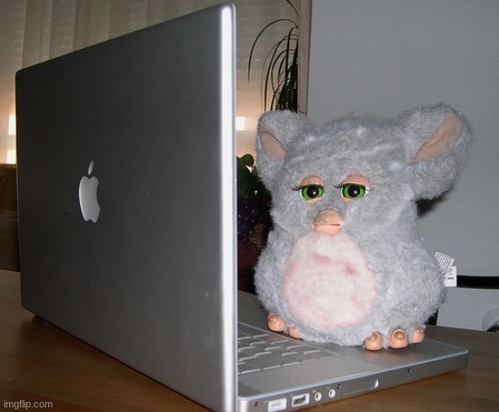 Angry Furby | image tagged in angry furby | made w/ Imgflip meme maker