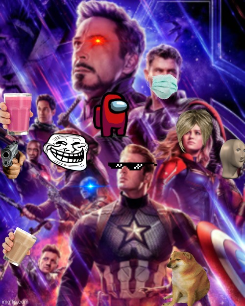Memegame | image tagged in avengers endgame | made w/ Imgflip meme maker