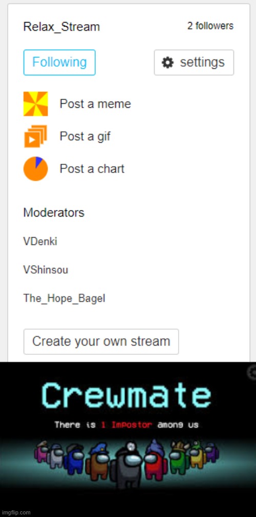 There is an imposter | image tagged in there is 1 imposter among us | made w/ Imgflip meme maker