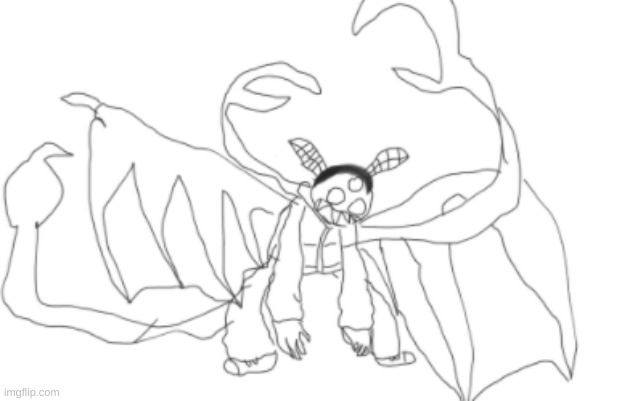 Traced whitty and added my main ocs details, and this is the product (i made this last year i think} | image tagged in carlos as ballistic whitty | made w/ Imgflip meme maker