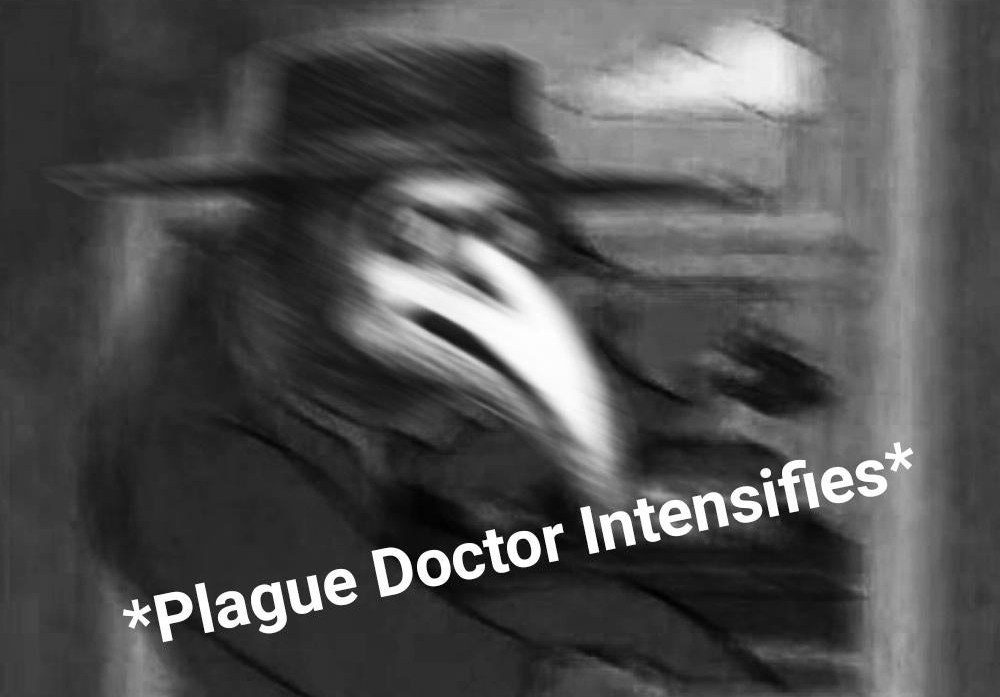 High Quality Plague Doctor Blank Meme Template