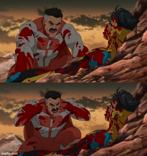 INVINCIBLE THINK MARK THINK Blank Meme Template