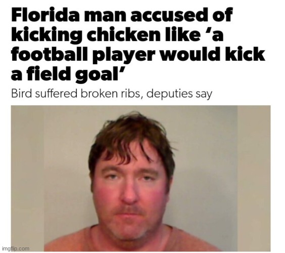 THis is just sad | image tagged in florida,florida man,memes | made w/ Imgflip meme maker