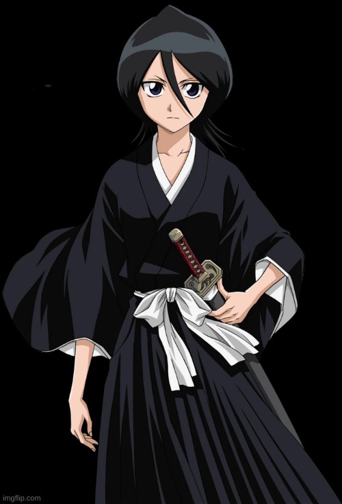 can we take a second to love her | image tagged in rukia | made w/ Imgflip meme maker