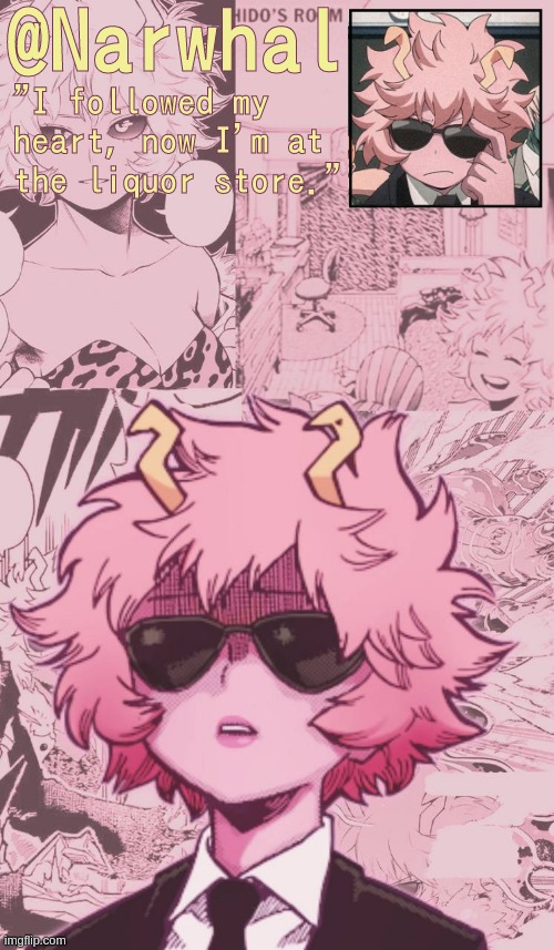 narwhal mina announcement temp Blank Meme Template