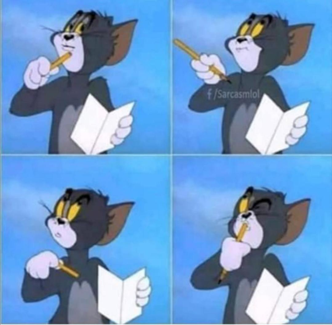 Tom thinking Blank Template Imgflip