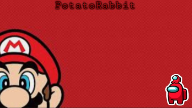 PotatoRabbit Mario Announcement Blank Meme Template