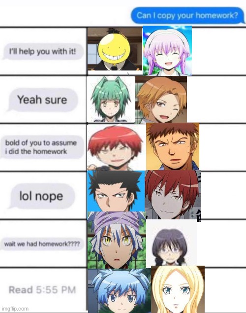 Can I copy your homework? Character template | image tagged in can i copy your homework character template | made w/ Imgflip meme maker