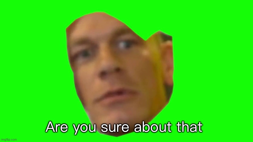 Are you sure about that? (Cena) | Are you sure about that | image tagged in are you sure about that cena | made w/ Imgflip meme maker
