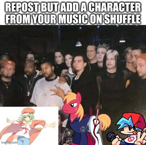 Someone had a new outfit from Bleach. | image tagged in big macintosh,bleach,anime,my little pony,repost | made w/ Imgflip meme maker