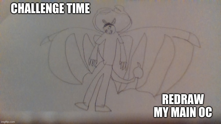 Im excited and scared to see what happens at the same time | CHALLENGE TIME; REDRAW MY MAIN OC | image tagged in carlos | made w/ Imgflip meme maker