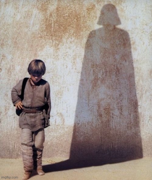 Anakin skywalker darth vader shadow meme | image tagged in anakin skywalker darth vader shadow meme | made w/ Imgflip meme maker