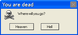 You are dead Blank Meme Template