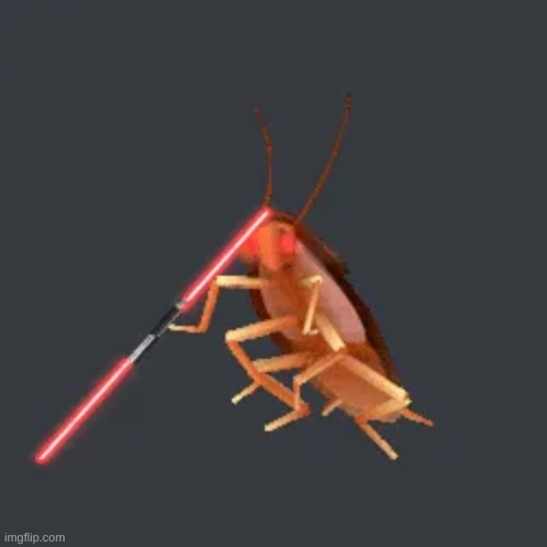 lightsaber roach | image tagged in memes,star wars,cockroach | made w/ Imgflip meme maker