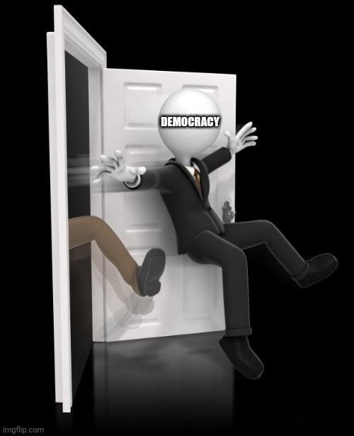 Good Bye 2014 | DEMOCRACY | image tagged in good bye 2014 | made w/ Imgflip meme maker