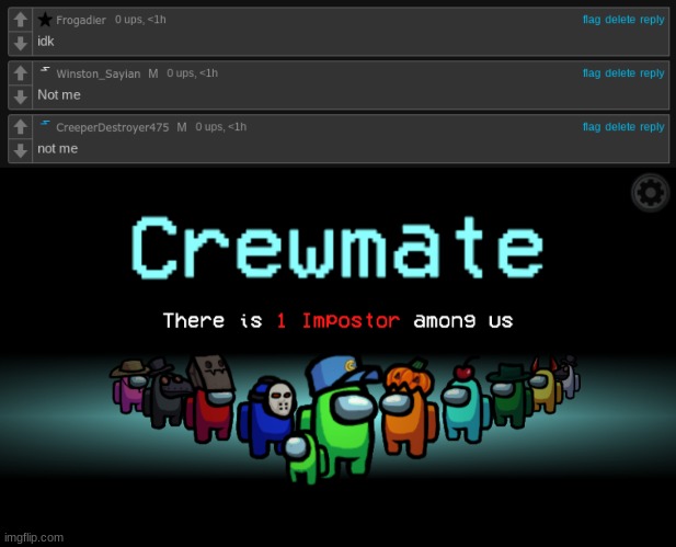 image tagged in among us crewmate | made w/ Imgflip meme maker