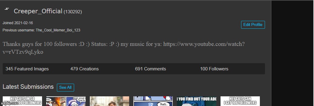 Thanks for my 100th follower | made w/ Imgflip meme maker