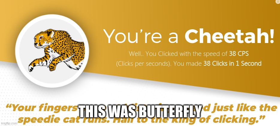 THIS WAS BUTTERFLY | made w/ Imgflip meme maker