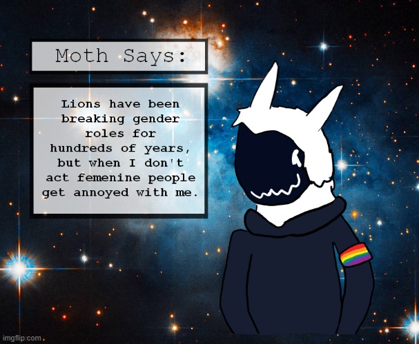 If anybody would like to hear the rest of this rant, just ask | image tagged in lgbtq,lions,gender,help,annoyed,vent | made w/ Imgflip meme maker