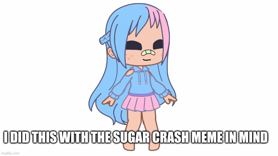 Meet Mochura! | I DID THIS WITH THE SUGAR CRASH MEME IN MIND | made w/ Imgflip meme maker