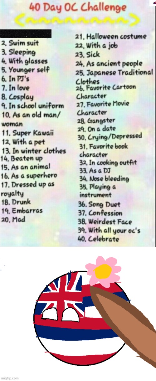 day 2: swimsuit boogaloo | image tagged in 40 day oc challenge | made w/ Imgflip meme maker