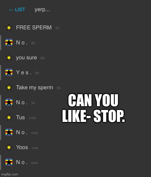CAN YOU LIKE- STOP. | made w/ Imgflip meme maker