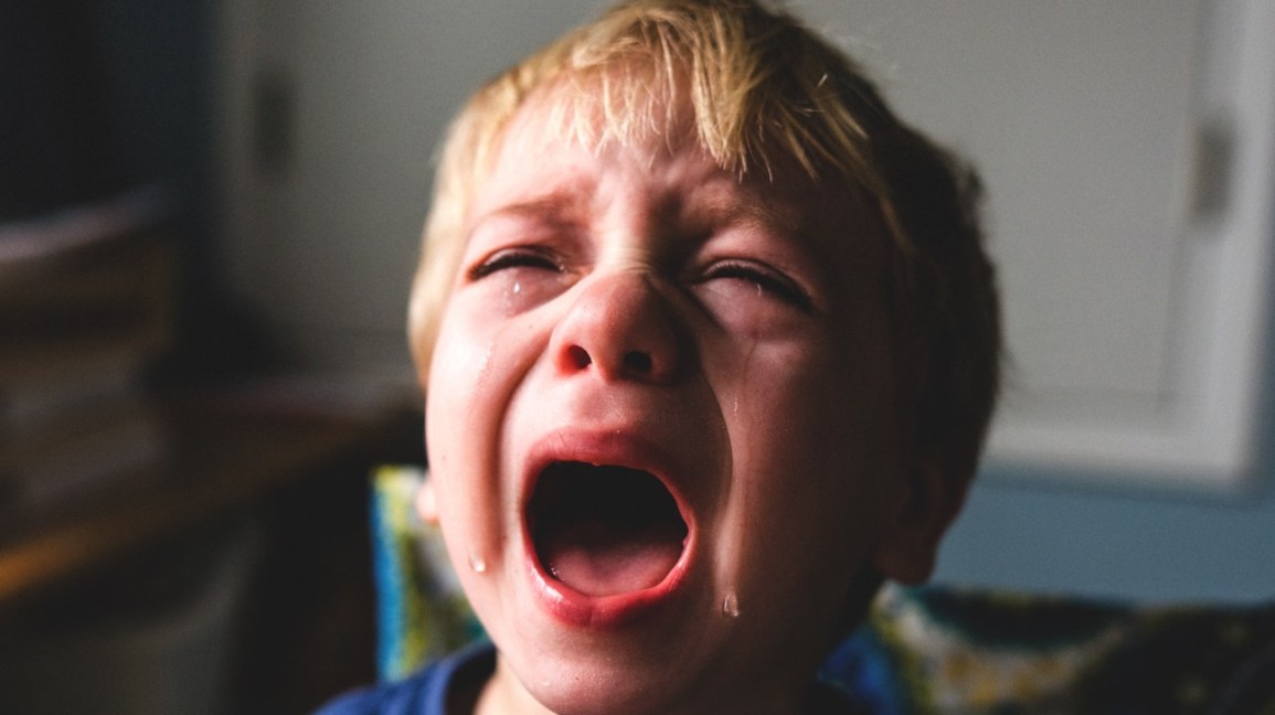 High Quality kid screams Blank Meme Template