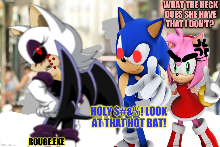 Sonic vs. Shadow.exe vs. Amy - Imgflip