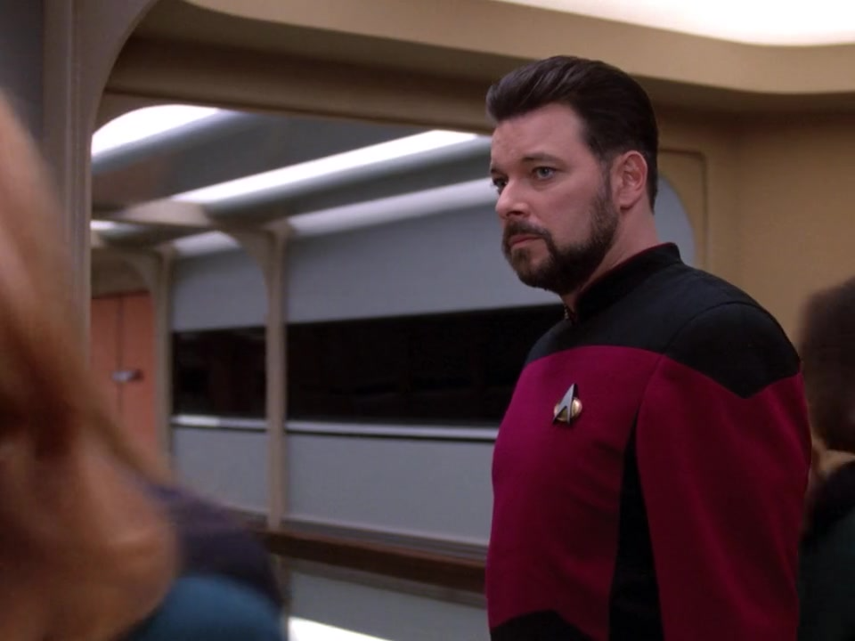 Star Trek: Commander Riker Doubting Blank Meme Template