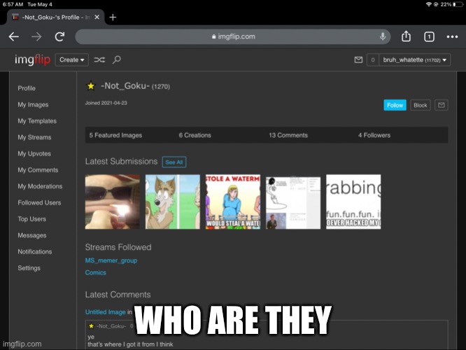 WHO ARE THEY | made w/ Imgflip meme maker