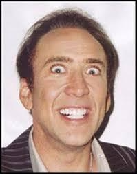 Crazy Nick Cage Blank Meme Template