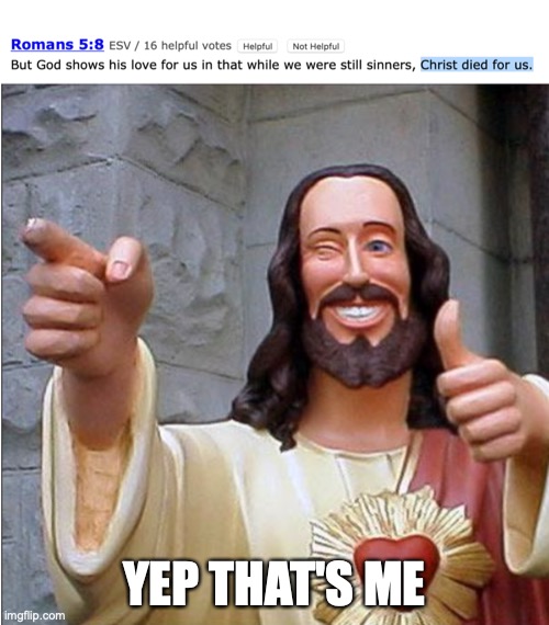 Can I get an amen in chat? xD | YEP THAT'S ME | image tagged in buddy christ,jesus christ,memes,good memes,funny memes,best memes | made w/ Imgflip meme maker