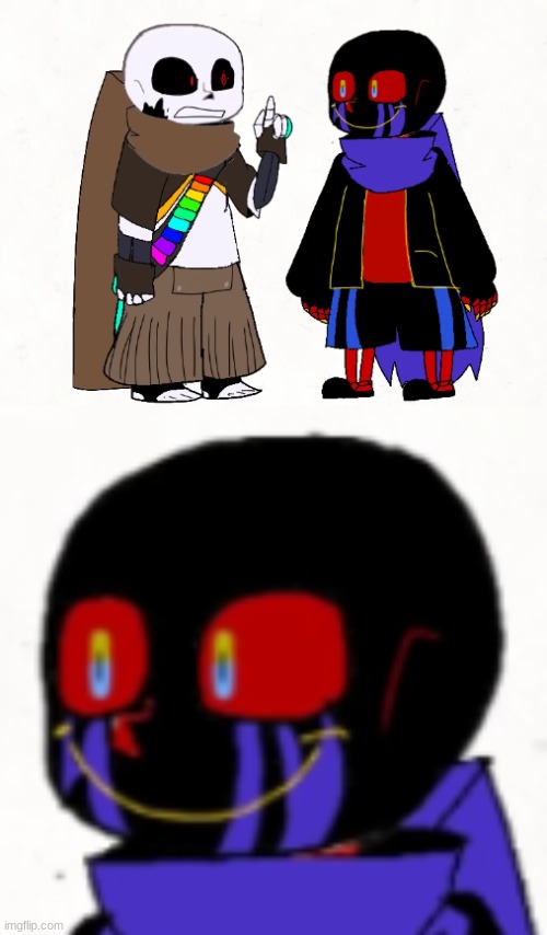 Ink teaching Error not to kill AUs | made w/ Imgflip meme maker