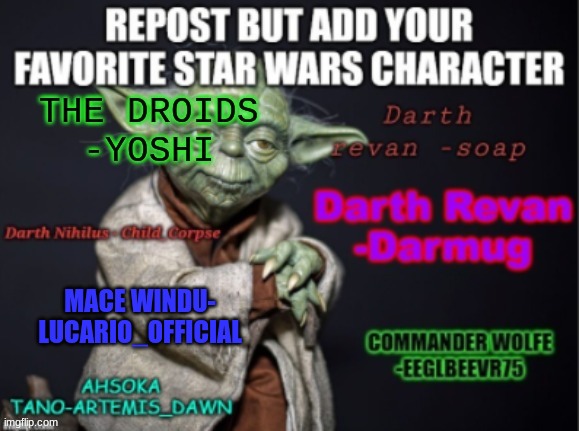 MACE WINDU- LUCARIO_OFFICIAL | made w/ Imgflip meme maker