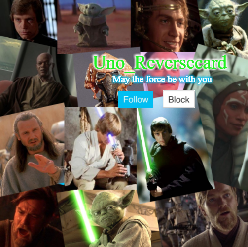 High Quality Uno_Reversecard Jedi Template Blank Meme Template