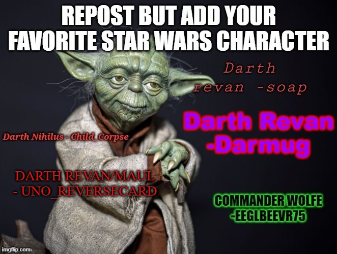 DARTH REVAN/MAUL - UNO_REVERSECARD | made w/ Imgflip meme maker