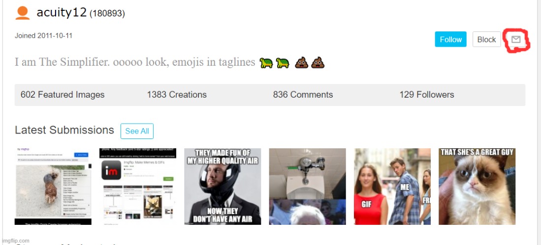 A GLOBAL MOD IS FOLLOWING ME?? | made w/ Imgflip meme maker