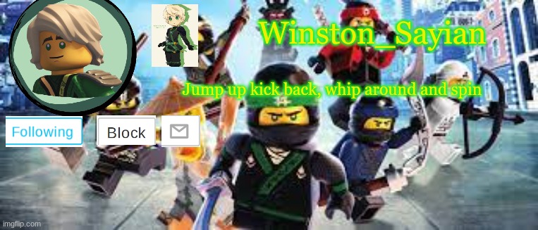 High Quality Winston's Ninjago Template Blank Meme Template