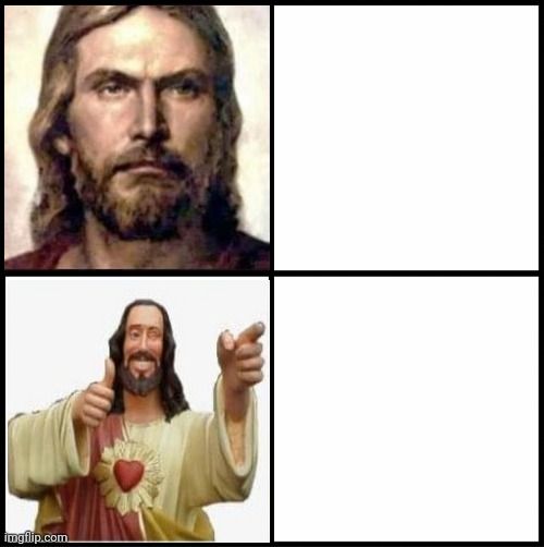Jesus Drake template Blank Meme Template