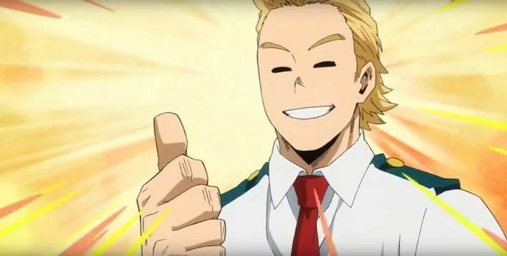 High Quality My Hero Academia Mirio Togata 3 Blank Meme Template