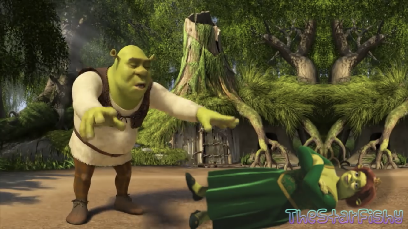 Que pasaría si shrek no hubiese rescatado a Fiona?. Chuek 4 - Meme