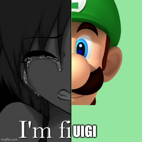 fiuigi | UIGI | image tagged in fiuigi,luigi | made w/ Imgflip meme maker