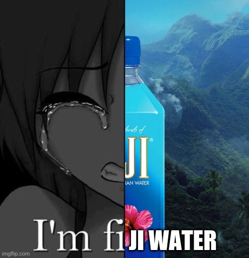 earth's finest water | JI WATER | image tagged in memes,bruh,water | made w/ Imgflip meme maker