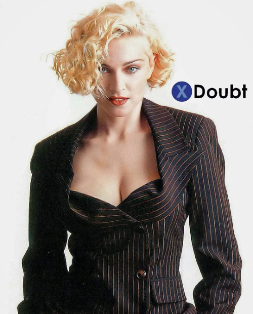 X Doubt Madonna Cover of Esquire magazine 1989. Blank Meme Template