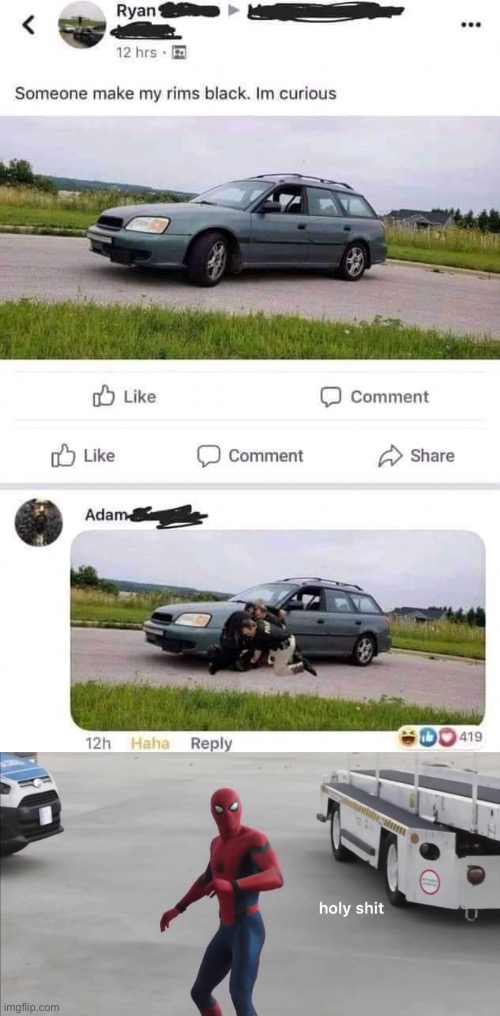 Found this on reddit, isn’t mine | image tagged in holy shit | made w/ Imgflip meme maker