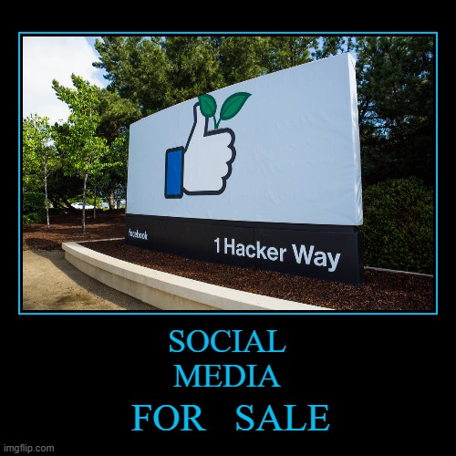 FOR   SALE | SOCIAL
MEDIA | image tagged in funny,demotivationals | made w/ Imgflip demotivational maker