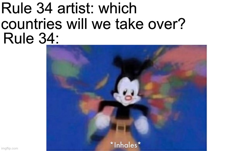 It will be great if there is a emergency alert system scenario of rule 34 | Rule 34 artist: which countries will we take over? Rule 34: | image tagged in world occupied,emergency alert system,eas,rule 34,yakko's world,animaniacs | made w/ Imgflip meme maker