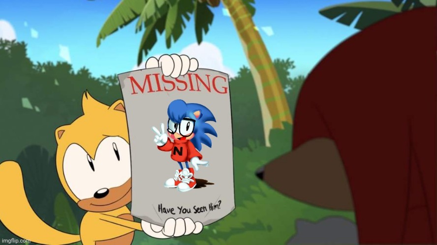 image tagged in sonic shogokukan manga,sonic mania adventures,ray the flying squirrel,knuckles the echidna,nicky,nicky parlouzer | made w/ Imgflip meme maker