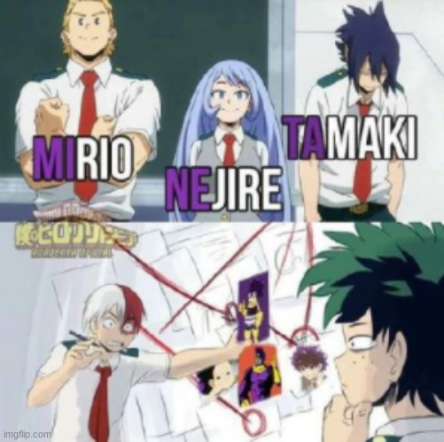 Pfft (not mine) | image tagged in mha | made w/ Imgflip meme maker